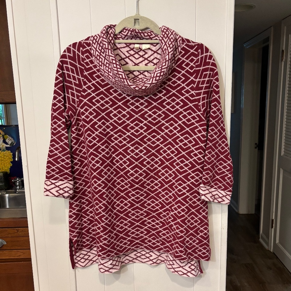 Moth - Anthropologie Beautiful sweater. Size M. Red/Pink - EUC